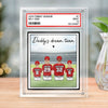 Meilleure équipe de tous les temps - Plaque rectangulaire en acrylique personnalisée pour la famille - Cadeau pour la fête des pères, les amateurs de sport et les joueurs de sport