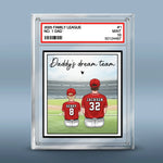 Best Team Ever - Family Personalized Custom Rectangle Shaped Acrylic Plaque - Father's Day, Gift For Dad, Sport Lovers, Sport Players