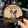 Best Dog Dad Ever, I Woof You - Dog Personalized Custom Car Visor Clip - Father's Day, Gift For Dad, Pet Owners, Pet Lovers