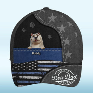 Mes enfants aboient, et j'en suis fier - Casquette personnalisée pour chien, casquette classique à imprimé intégral - Fête des pères, cadeau pour les propriétaires d'animaux de compagnie, amoureux des animaux