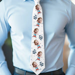 Custom Photo Best Dad Ever, No Debates - Family Personalized Custom Tie - Father's Day, Gift For Dad, Grandpa, Husband