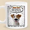 Wagging Tails Say, We Woof You - Dog Personalized Custom Mug - Father's Day, Gift For Pet Owners, Pet Lovers