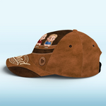 Cool Dad Warm Heart - Family Personalized Custom Hat, All Over Print Classic Cap - Father's Day, Gift For Dad, Grandpa