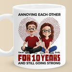 Annoying You Is My Love Language - Couple Personalized Custom Mug - Gift For Couple