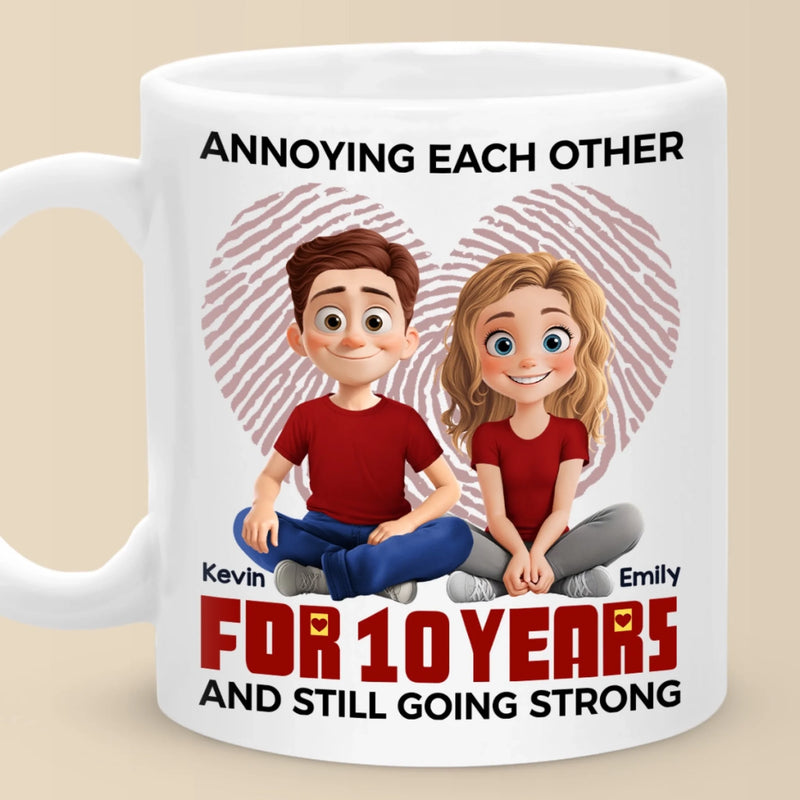 Annoying You Is My Love Language - Couple Personalized Custom Mug - Gift For Couple