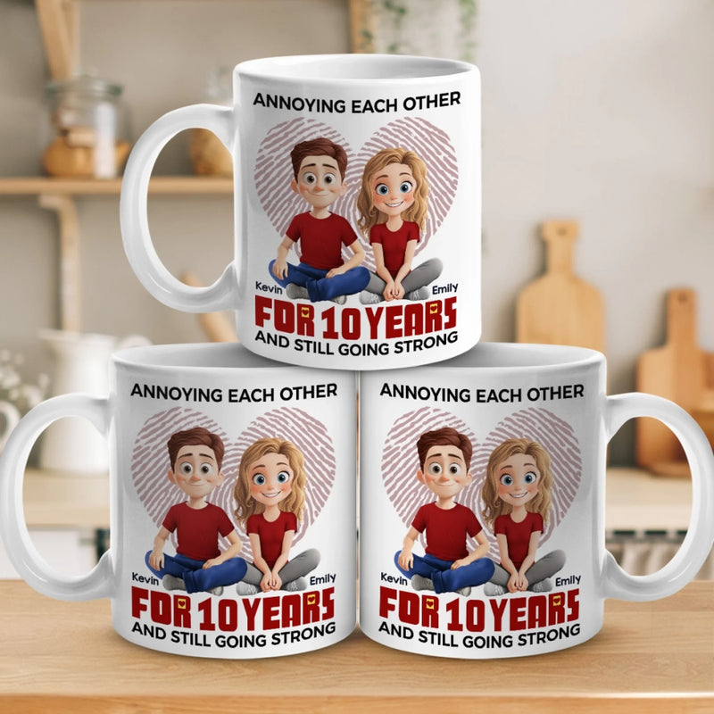 Annoying You Is My Love Language - Couple Personalized Custom Mug - Gift For Couple