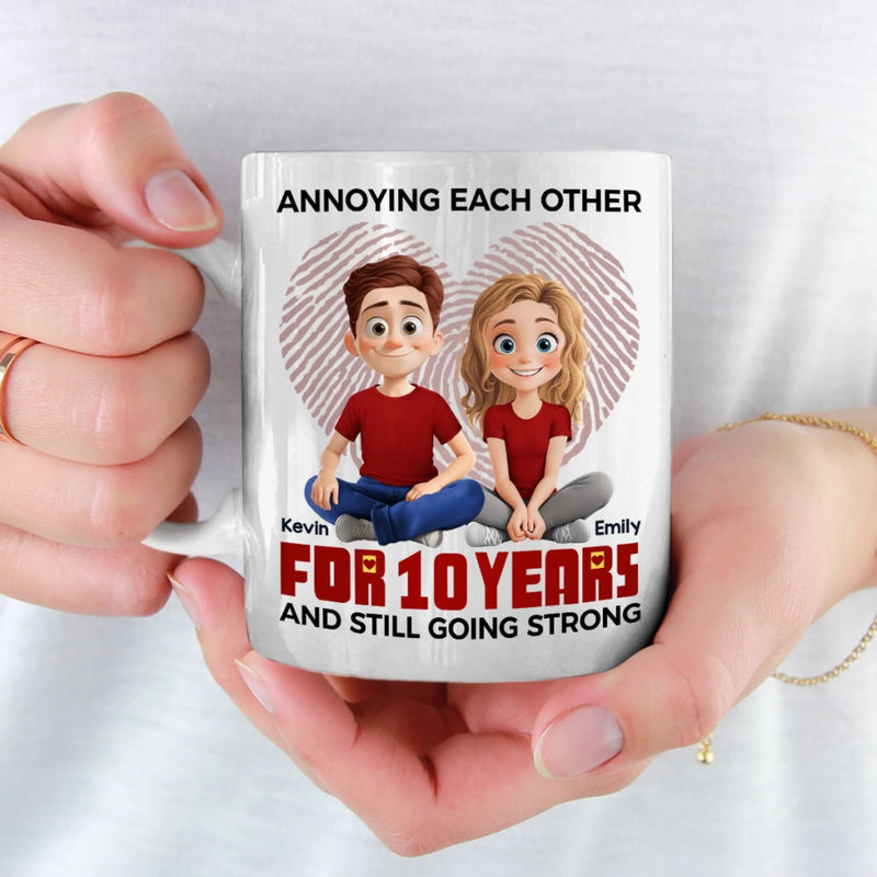 Annoying You Is My Love Language - Couple Personalized Custom Mug - Gift For Couple
