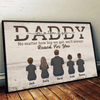 The World May Grow, But Your Love Is Home - Family Personalized Custom Horizontal Poster - Father's Day, Gift For Dad, Grandpa