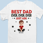 Ask Us, We’re Experts - Family Personalized Custom Unisex T-shirt, Premium T-shirt, Hoodie -  Father's Day, Gift For Dad, Grandpa