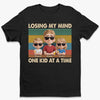 Just A Dad Trying Not To Lose It - Family Personalized Custom Unisex T-shirt, Premium T-shirt, Hoodie - Father's Day, Gift For Dad, Grandpa