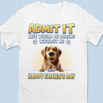 They Call It Waste, I Call It Bonding Time - Dog Personalized Custom Unisex T-shirt, Premium T-shirt, Hoodie - Father's Day, Gift For Dad, Dog Lovers