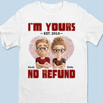 Love Me Or Deal With Me - Couple Personalized Custom Unisex T-shirt, Premium T-shirt, Hoodie - Gift For Couple, Husband, Wife