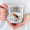 Keeping You Active, One Walk At A Time - Dog Personalized Custom Mug - Father's Day, Gift For Pet Owners, Pet Lovers