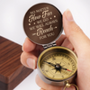 Always Heading Home To You - Family Personalized Custom Compass - Father's Day, Gift For Dad, Grandpa