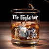 Ma queue remue pour un seul homme - Verre à whisky personnalisé avec chien - Fête des pères, cadeau pour les propriétaires d'animaux et les amoureux des animaux