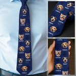Custom Photo Paws-itively The Best Tie Ever - Dog & Cat Personalized Custom Tie - Father's Day, Gift For Dad, Pet Owners, Pet Lovers