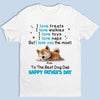 Dad, You're My Favorite Walk Buddy - Dog Personalized Custom Unisex T-shirt, Premium T-shirt, Hoodie - Father's Day, Gift For Dad, Pet Owners, Pet Lovers