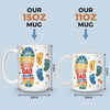 Following In Your Footsteps - Family Personalized Custom 3D Inflated Effect Printed Mug - Father's Day, Gift For Dad, Grandpa