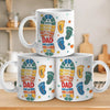 Following In Your Footsteps - Family Personalized Custom 3D Inflated Effect Printed Mug - Father's Day, Gift For Dad, Grandpa