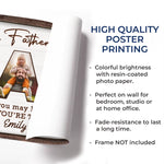 Custom Photo You Make Our World Complete - Family Personalized Custom Horizontal Poster - Father's Day, Gift For Dad, Grandpa