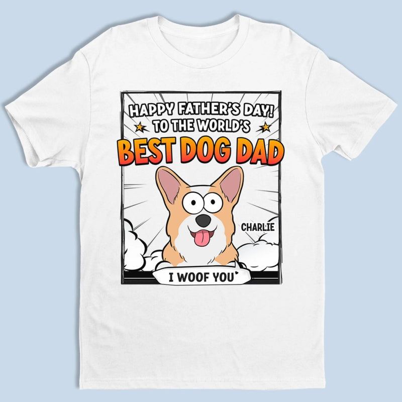 To My Favorite Hooman - Dog Personalized Custom Unisex T-shirt, Premium T-shirt, Hoodie - Father's Day, Gift For Dad, Pet Owners, Pet Lovers