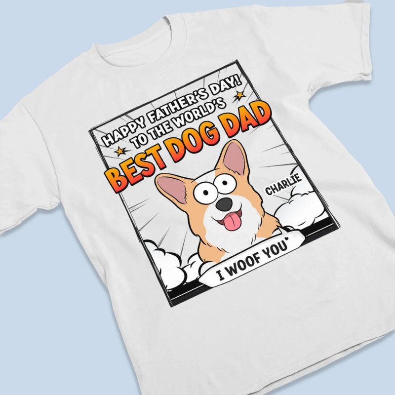 To My Favorite Hooman - Dog Personalized Custom Unisex T-shirt, Premium T-shirt, Hoodie - Father's Day, Gift For Dad, Pet Owners, Pet Lovers