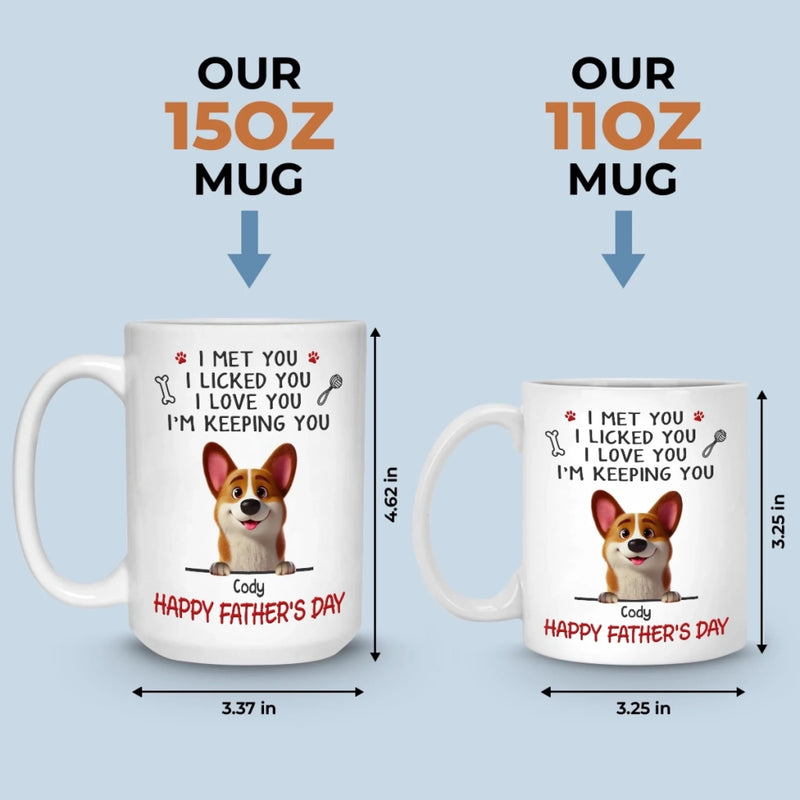 Life’s Adventure Buddy - Dog Personalized Custom Mug - Father's Day, Gift For Pet Owners, Pet Lovers