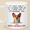 Life’s Adventure Buddy - Dog Personalized Custom Mug - Father's Day, Gift For Pet Owners, Pet Lovers