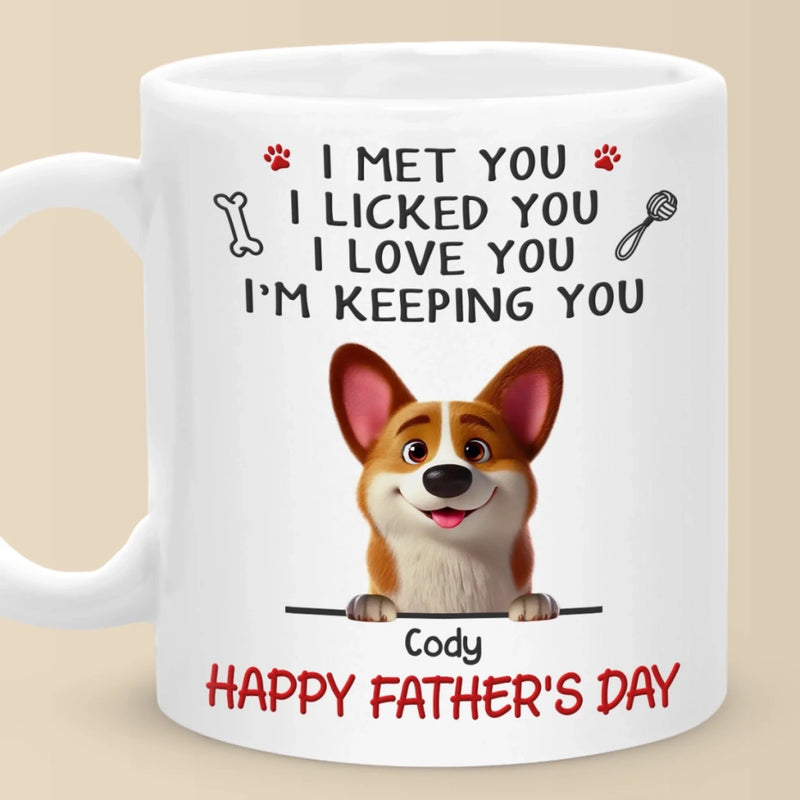 Life’s Adventure Buddy - Dog Personalized Custom Mug - Father's Day, Gift For Pet Owners, Pet Lovers