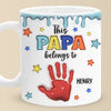 Little Hands, Big Love - Family Personalized Custom 3D Inflated Effect Printed Mug - Father's Day, Gift For Dad, Grandpa