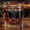 You Hold My Heart - Couple Personalized Custom Whiskey Glass With Cigarette Holder - Gift For Husband Wife, Anniversary