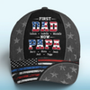 Premier papa, maintenant grand-père - Casquette personnalisée familiale, casquette classique à imprimé intégral - Fête des pères, cadeau pour papa, grand-père