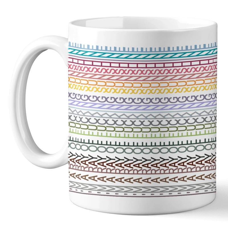 Lines Of Life - Friend Hidden Message Mug - Gift For Best Friends, Sisters, Family Members, Coworkers