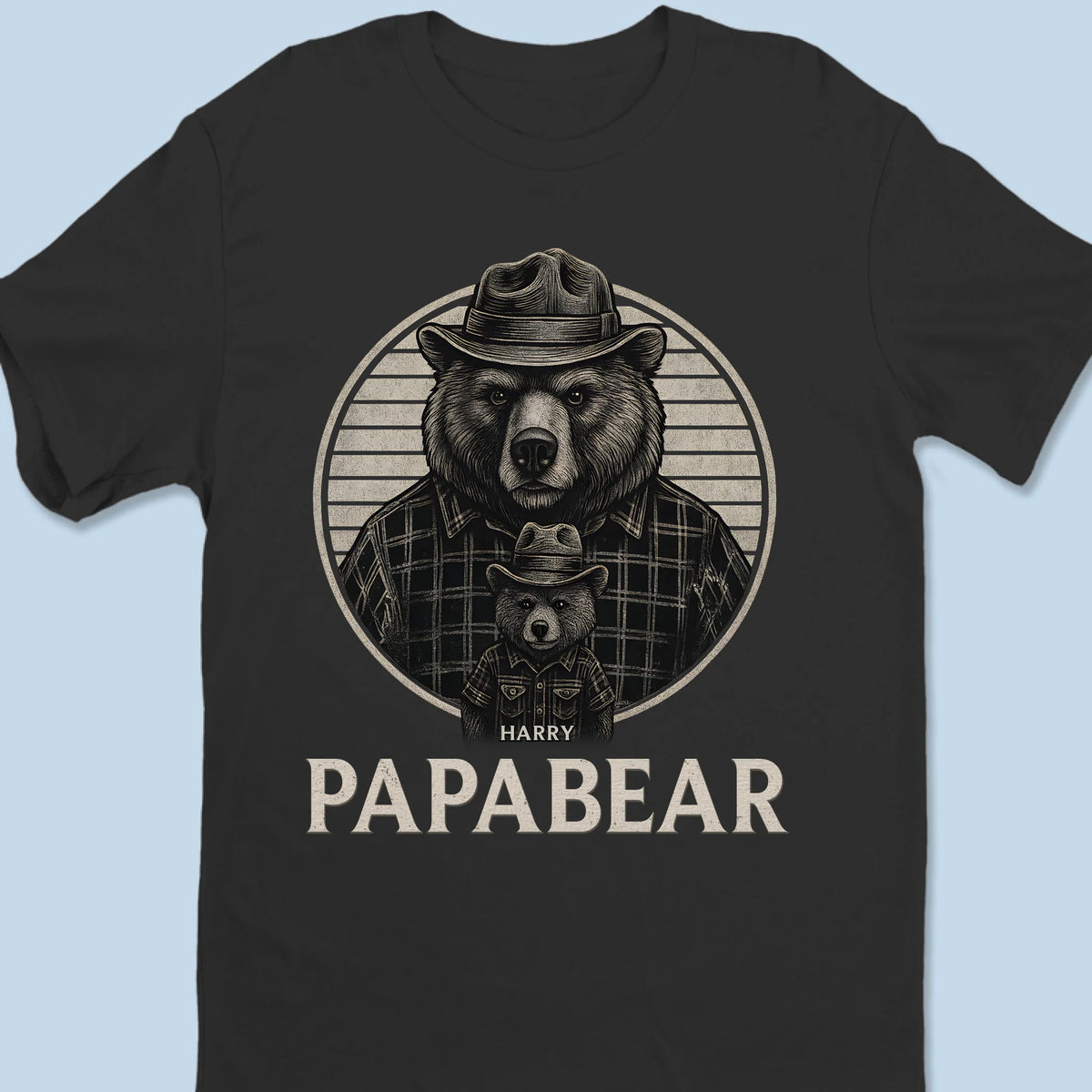 Cubs Follow Real Grit - Family Personalized Custom Unisex T-shirt, Premium T-shirt, Hoodie - Father's Day, Gift For Dad, Grandpa