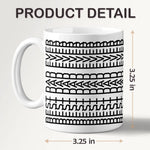 My Hero, My Dad - Family Mug - Father's Day, Gift For Dad
