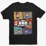 This Dad Belongs To - Family Personalized Custom Unisex T-shirt, Premium T-shirt, Hoodie - Father's Day, Gift For Dad, Grandpa