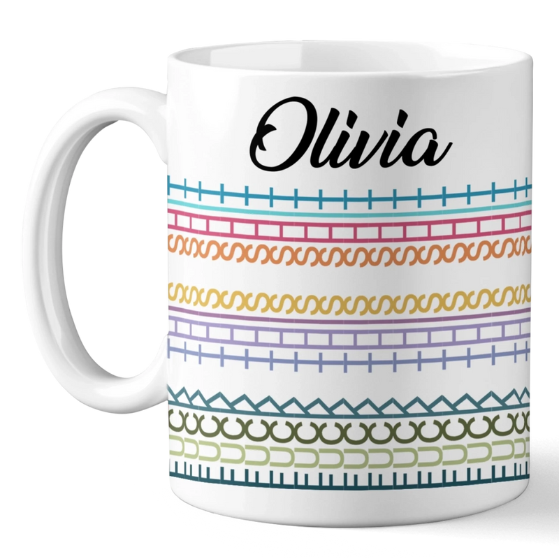 Patchwork Of Passion - Friend Personalized Custom Hidden Message Mug - Gift For Best Friends, Sisters, Family Members, Coworkers