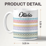 Patchwork Of Passion - Friend Personalized Custom Hidden Message Mug - Gift For Best Friends, Sisters, Family Members, Coworkers