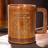 Love Found Its Way - Couple Personalized Custom Wooden Mug - Gift For Husband Wife, Anniversary