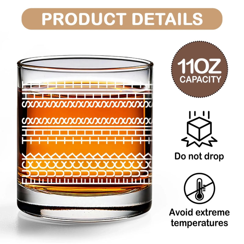Making Magic In Every Loop - Friend Whiskey Glass - Gift For Best Friends, Sisters, Family Members, Coworkers