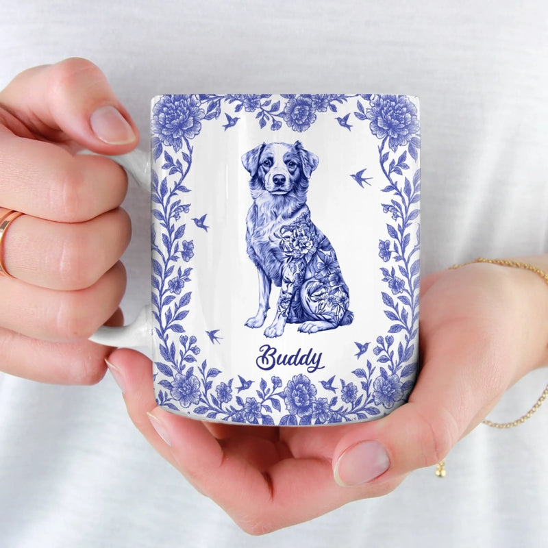 Bloom Bold, Bark Proud - Dog Personalized Custom Mug - Gift For Pet Owners, Pet Lovers