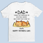 Thanks For Purrchasing My Love With Treats - Cat Personalized Custom Unisex T-shirt, Premium T-shirt, Hoodie - Father's Day,  Gift For Dad, Cat Lovers