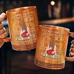 You Make Desire Feel Natural - Couple Personalized Custom Wooden Mug - Gift For Husband, Wife