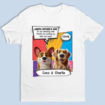 Dog Dad Of The Year - Dog Personalized Custom Unisex T-shirt, Premium T-shirt, Hoodie - Father's Day,  Gift For Dad, Pet Owners, Pet Lovers