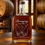 Together Forever - Couple Personalized Custom Whiskey Bottle - Gift For Husband Wife, Anniversary