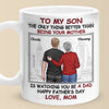 Best Son Best Dad - Family Personalized Custom 3D Inflated Effect Printed Mug - Father's Day, Gift For Son