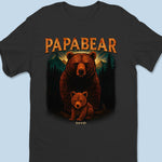Protected By Papa Bear - Family Personalized Custom Unisex T-shirt, Premium T-shirt, Hoodie - Father's Day, Gift For Dad, Grandpa