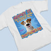 Whispers Of Love In Blue - Dog & Cat Personalized Custom Unisex T-shirt, Premium T-shirt, Hoodie - Father's Day,  Gift For Dad, Pet Owners, Pet Lovers
