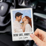 Custom Photo Road Trip Of Love, Every Day - Couple Personalized Custom Acrylic Car Visor Clip - Gift For Husband Wife, Anniversary