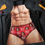 Custom Photo Still Hot, Especially In The Kitchen - Couple Personalized Custom Apron - Gift For Husband, Wife, Couple - Anniversary